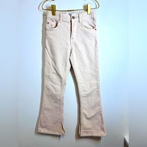 Zara Kids Girl's Corduroy Pants Cream Size 9 Casual Everyday Style